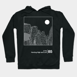 Hunting High & Low / Minimal Style Graphic Artwork Design Hoodie